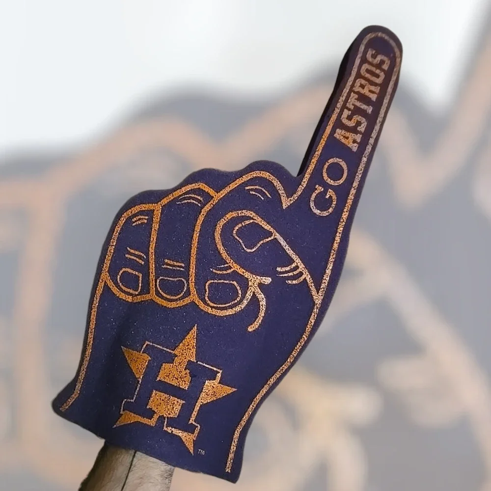 Houston Astros Foam Finger Hand 